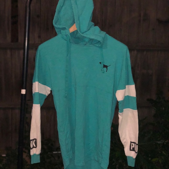 PINK Victoria's Secret Sweaters - XS-M pink victoria’s secret two tone hoodie